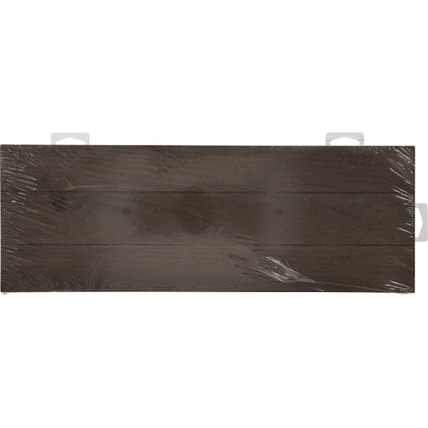 Hillman HILLMAN Brown Wood Rustic Address Plate, PK3 848712 - main